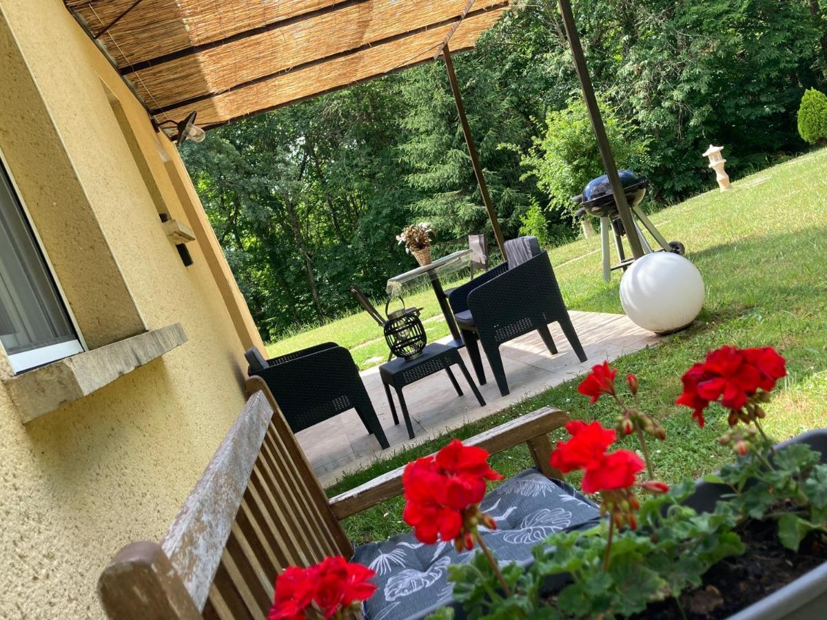 Gite Des Combes Blanches Avec Piscine Frayssinet-le-Gelat Bagian luar foto